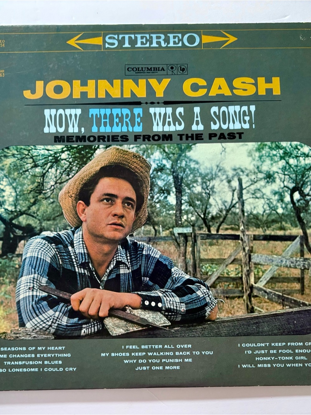 Johnny Cash Now, There Was A Song! 1960 Country LP Columbia 6 Eye CS 8254 VG+ VG